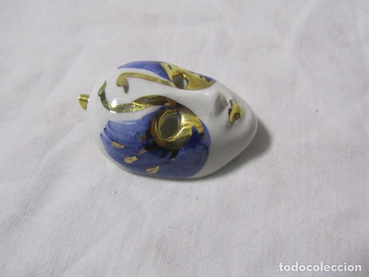 Joyeria: Broche en forma de careta de porcelana - Foto 4