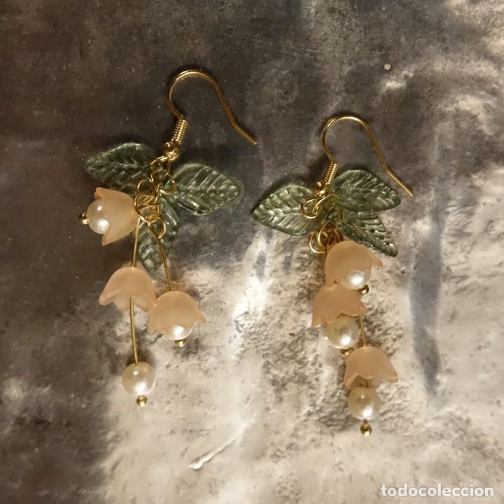 Joyeria: PENDIENTES FLORES DELICADAS Y PERLAS - Foto 4