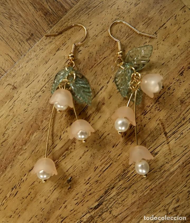 Joyeria: PENDIENTES FLORES DELICADAS Y PERLAS - Foto 5