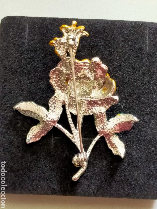 Joyeria: BROCHE DE FLOR, METAL ESMALTADO - Foto 14