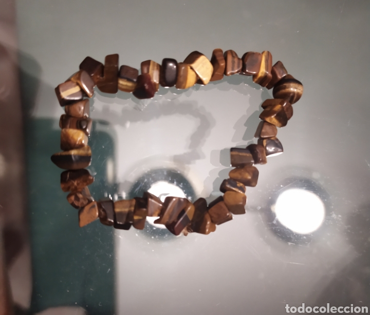 Joyeria: Pulsera el&aacute;stica con piedras ojo del tigre - Foto 2