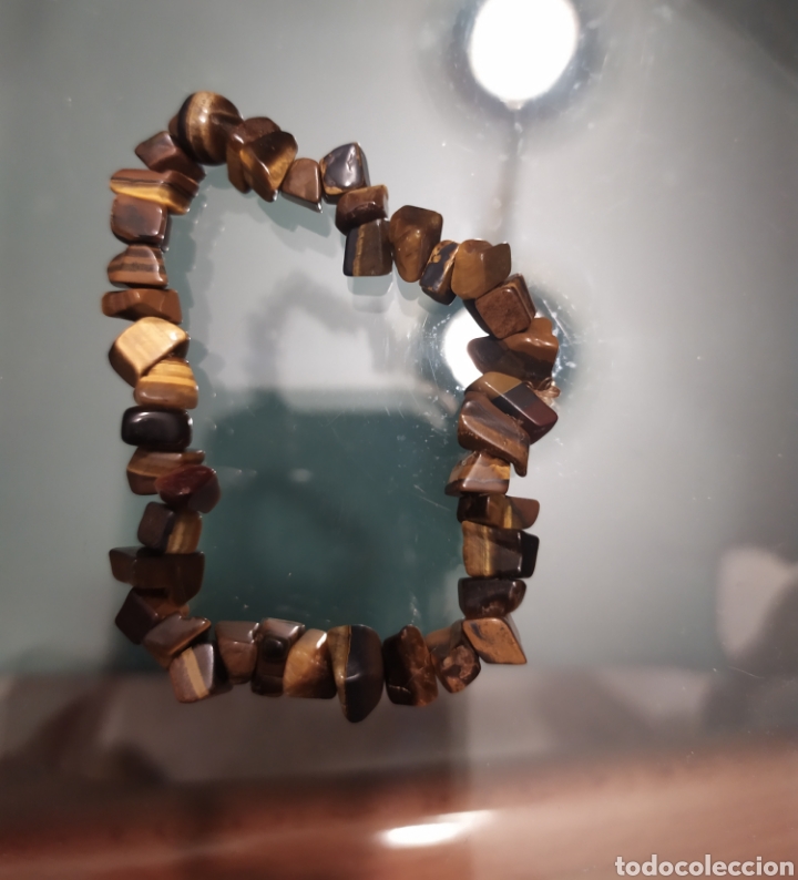 Joyeria: Pulsera el&aacute;stica con piedras ojo del tigre - Foto 1