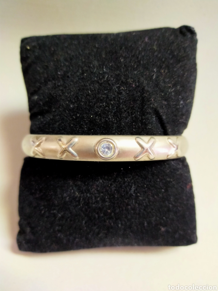 Joyeria: PULSERA RIGIDA DE METAL, CRISTAL TALLADO - Foto 1