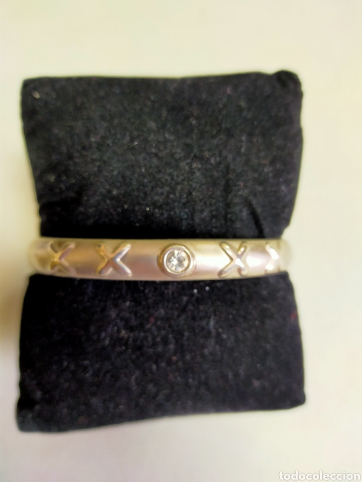 Joyeria: PULSERA RIGIDA DE METAL, CRISTAL TALLADO - Foto 5