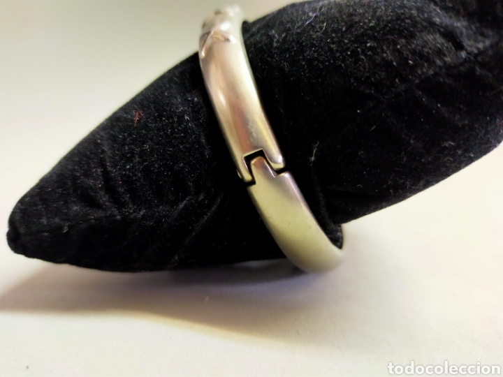 Joyeria: PULSERA RIGIDA DE METAL, CRISTAL TALLADO - Foto 6
