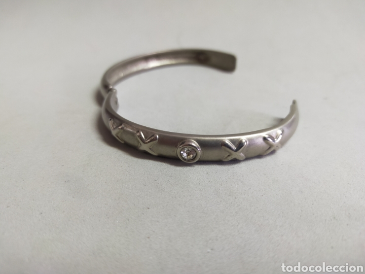 Joyeria: PULSERA RIGIDA DE METAL, CRISTAL TALLADO - Foto 11