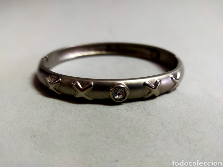 Joyeria: PULSERA RIGIDA DE METAL, CRISTAL TALLADO - Foto 12