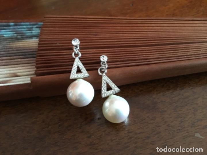 Joyeria: PENDIENTES. PERLA Y CRISTAL DE MADREPERLA. - Foto 1
