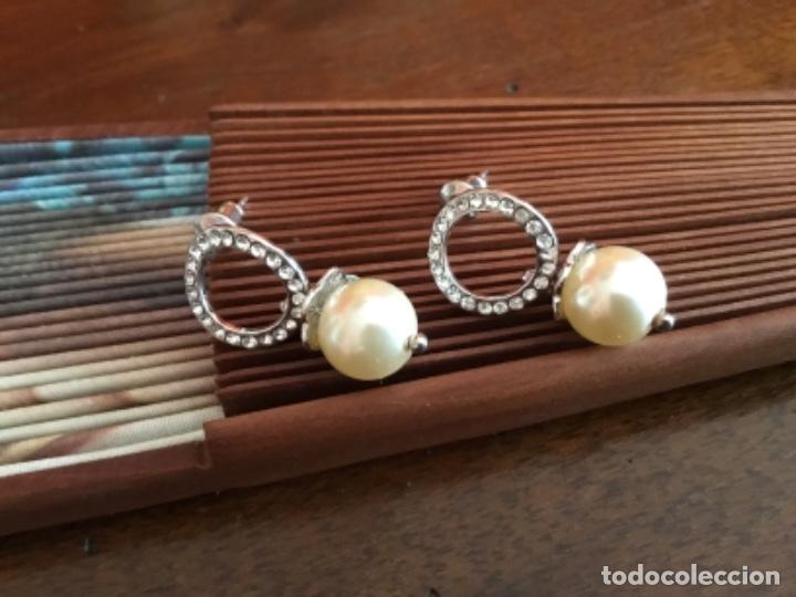 Joyeria: PENDIENTES DE CRISTAL Y PERLAS. CIERRE DE PRESI&Oacute;N - Foto 3