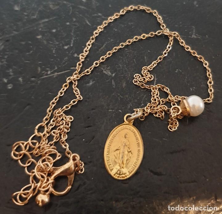 Joyeria: Collar con medalla y perla - Foto 1