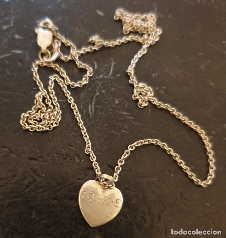 Joyeria: Collar de plata con coraz&oacute;n - Foto 1