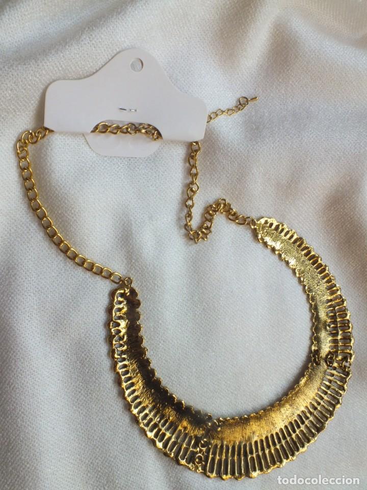 Joyeria: COLLAR GARGANTILLA METAL DORADO - Foto 3