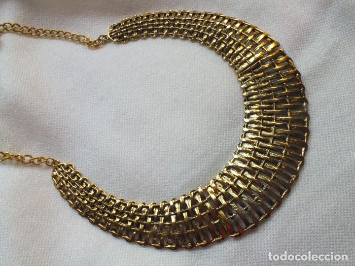 Joyeria: COLLAR GARGANTILLA METAL DORADO - Foto 4