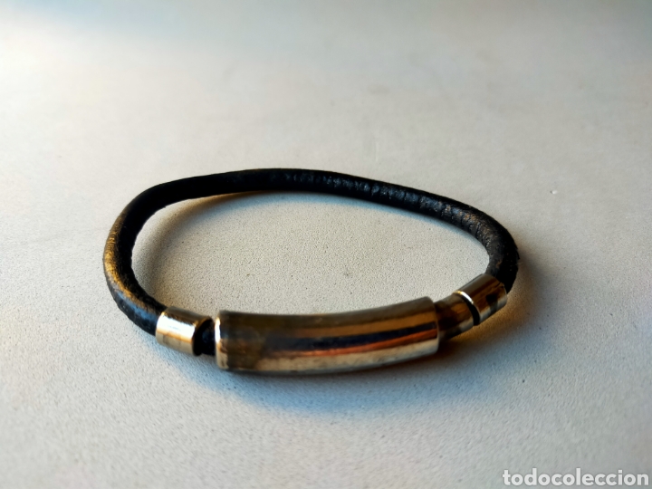 Joyeria: PULSERA DE CUERO Y METAL IMANTADO. - Foto 2