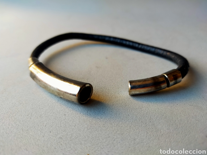 Joyeria: PULSERA DE CUERO Y METAL IMANTADO. - Foto 5