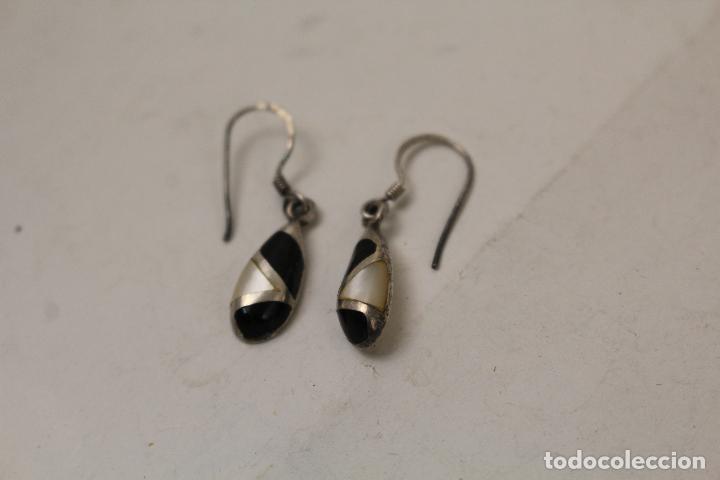 Joyeria: pendientes plata 925 con nacar - Foto 3