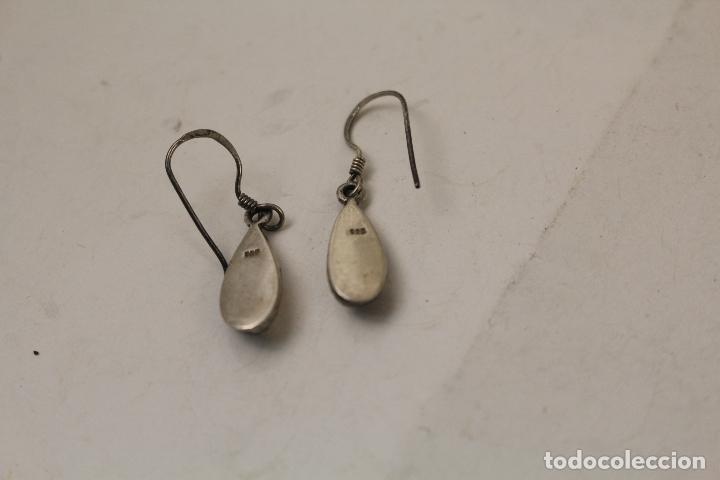 Joyeria: pendientes plata 925 con nacar - Foto 4