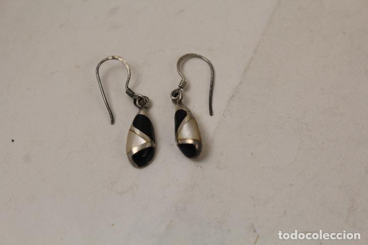 Joyeria: pendientes plata 925 con nacar - Foto 1