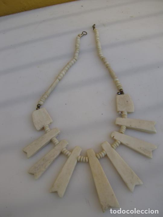 Joyeria: 19.- Antiguo collar de hueso - Foto 6