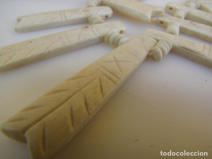 Joyeria: 19.- Antiguo collar de hueso - Foto 7