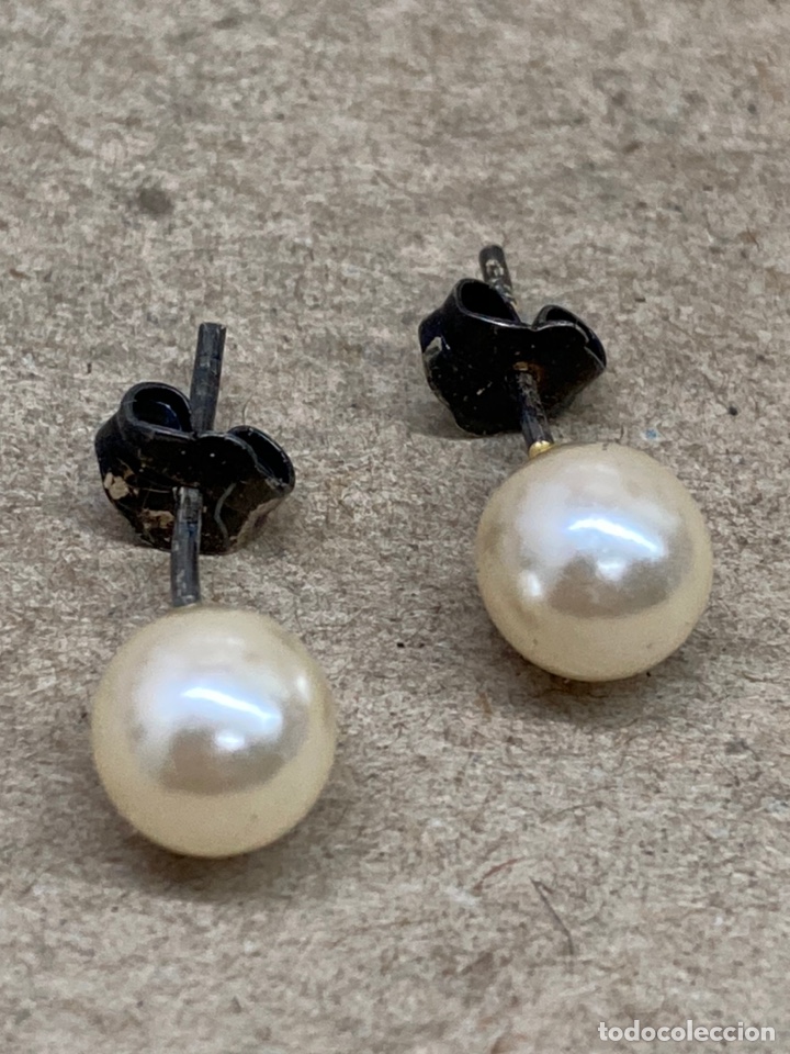 Joyeria: Pendientes de plata y perlas - Foto 1