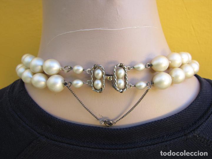 Joyeria: 19.- Collar perlas cierre plata - Foto 1