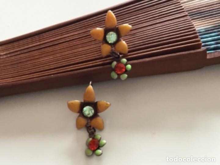 Joyeria: PENDIENTES VINTAGE CON ESMALTE Y CRISTAL - Foto 3