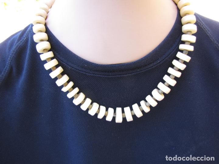 Joyeria: 19.- Collar cuentas hueso - Foto 2