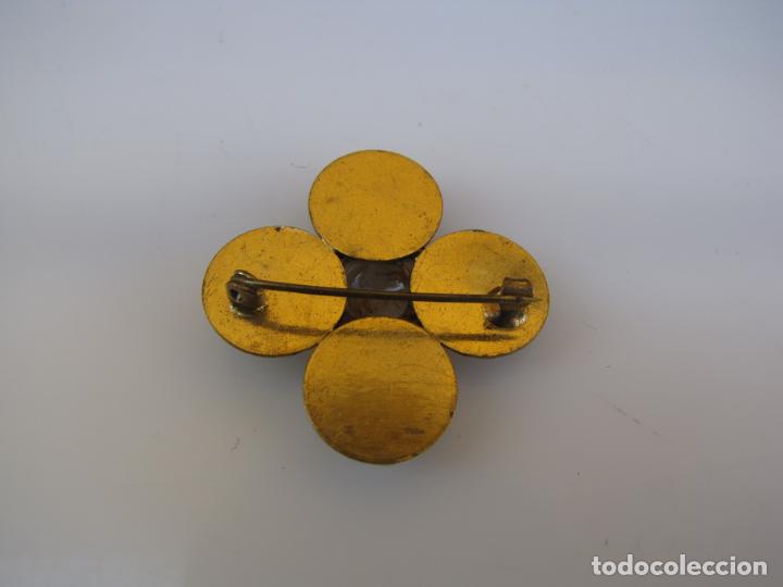 Joyeria: 19.- Broche esmeraldinas y &aacute;gata - Foto 4