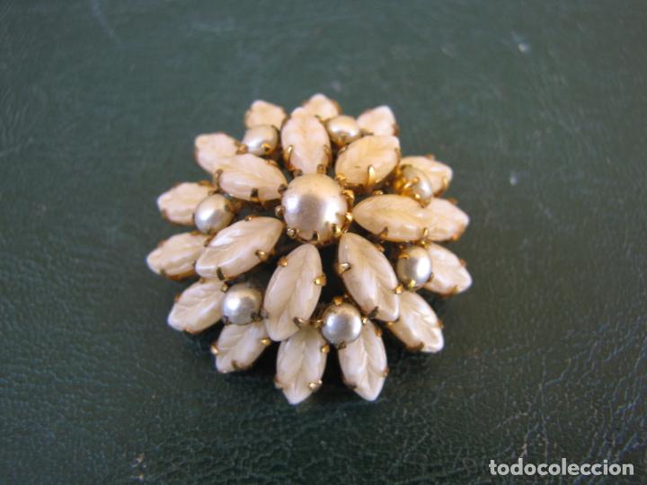 Joyeria: 19.- Broche cristal y perlas - Foto 2