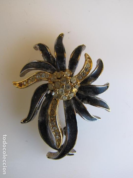 Joyeria: 19.- Broche palmeras y circonitas - Foto 3