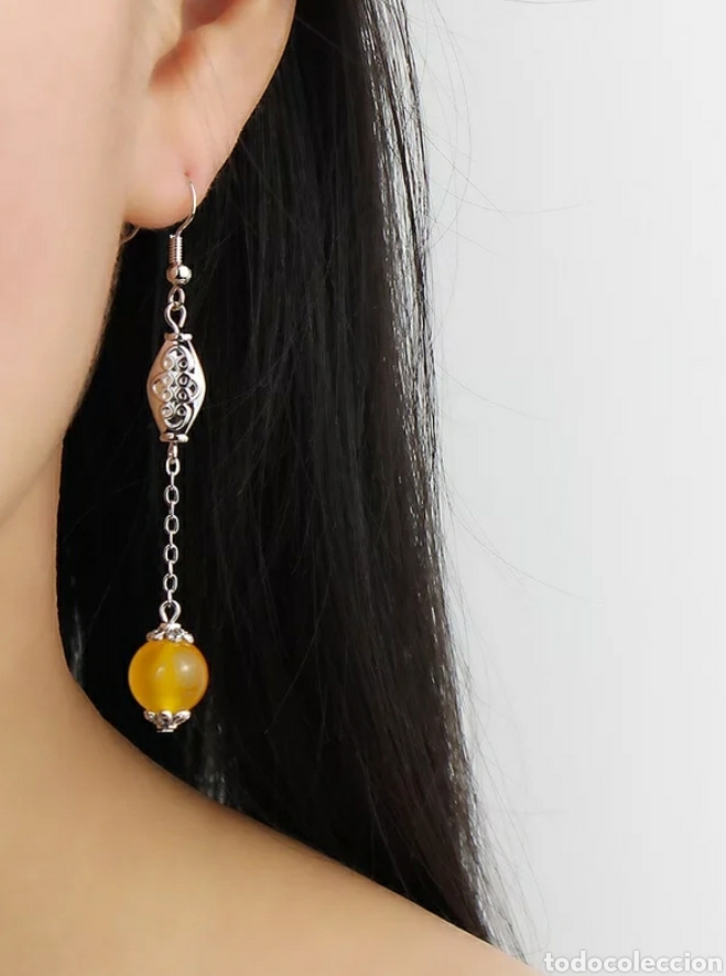 Joyeria: Pendientes piedra &Aacute;gata ENV&Iacute;O GRATIS!! - Foto 2