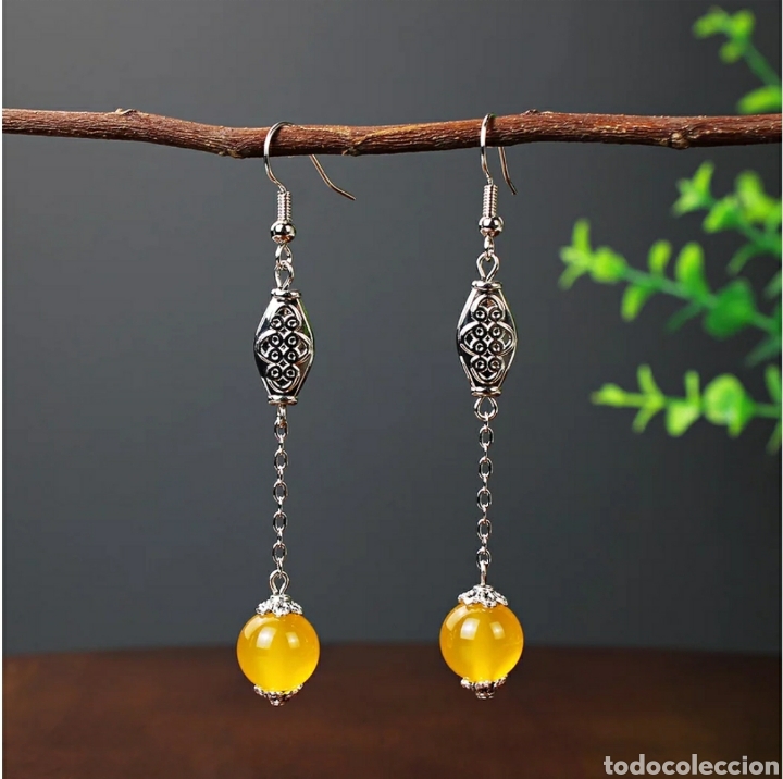 Joyeria: Pendientes piedra &Aacute;gata ENV&Iacute;O GRATIS!! - Foto 1