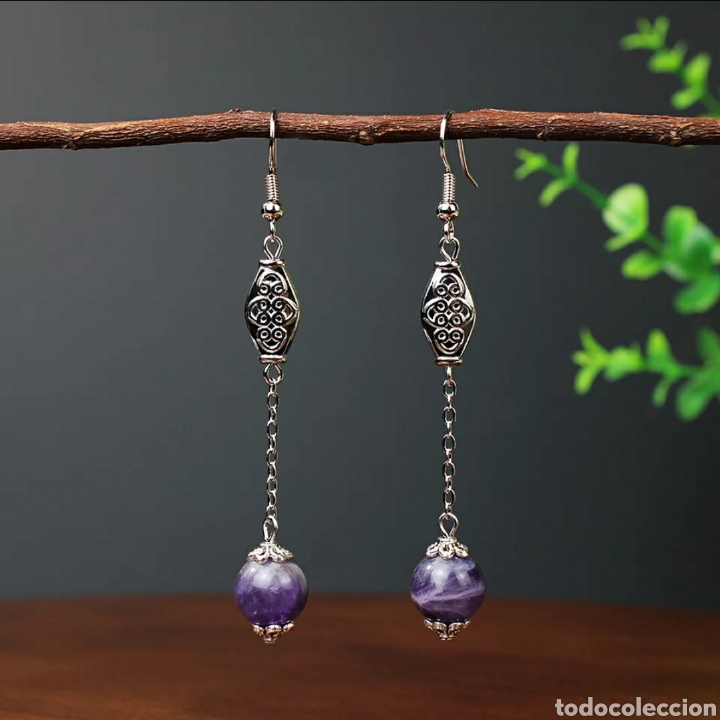 Joyeria: Pendientes Amatista ENV&Iacute;O GRATIS!! - Foto 1