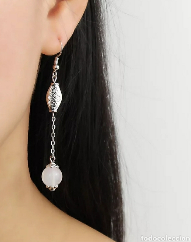 Joyeria: Pendientes &Aacute;gata Blanca ENV&Iacute;O GRATIS!! - Foto 2