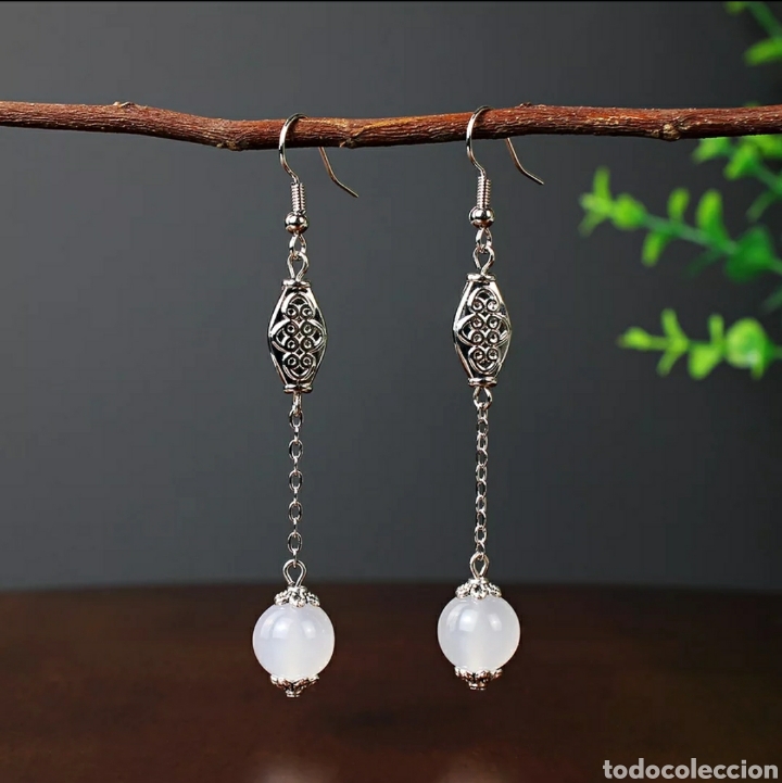 Joyeria: Pendientes &Aacute;gata Blanca ENV&Iacute;O GRATIS!! - Foto 1