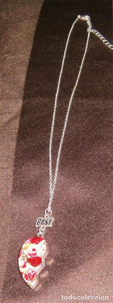 Joyeria: colgante medio corazon + cadena regulable BEST - Foto 1