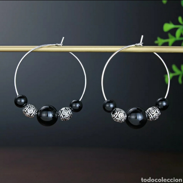 Joyeria: Pendientes de Aro con piedra natural ENV&Iacute;O GRATIS! - Foto 1
