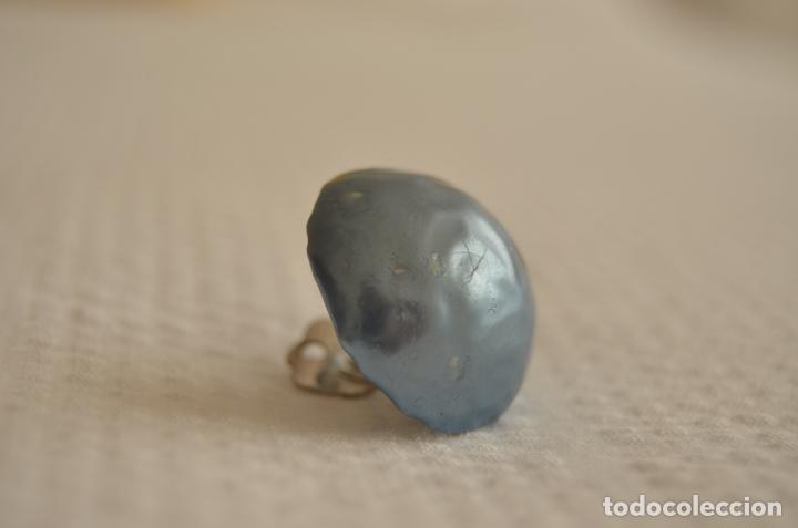 Joyeria: Pendientes grises de media bola - Foto 5