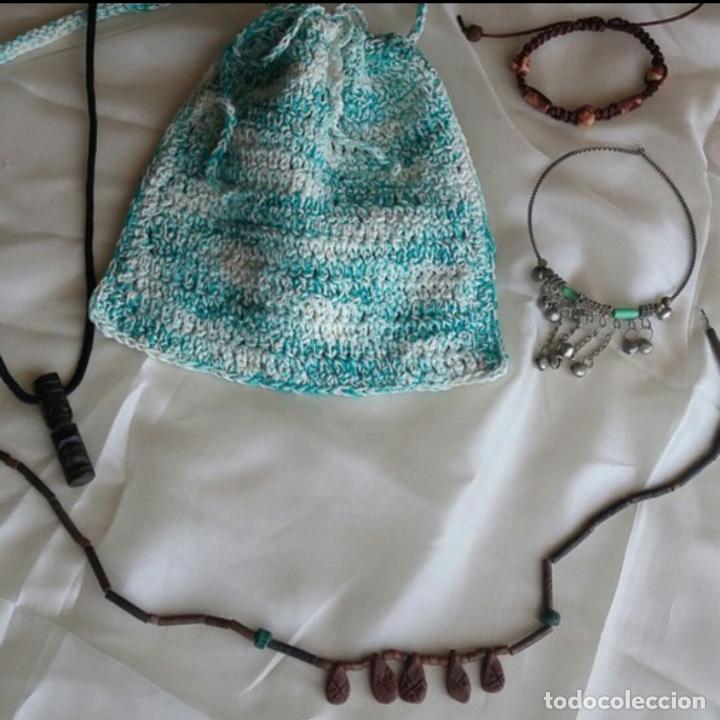 Joyeria: Lote bolsito + complementos. Gargantilla, tobillera y pulsera - Foto 1