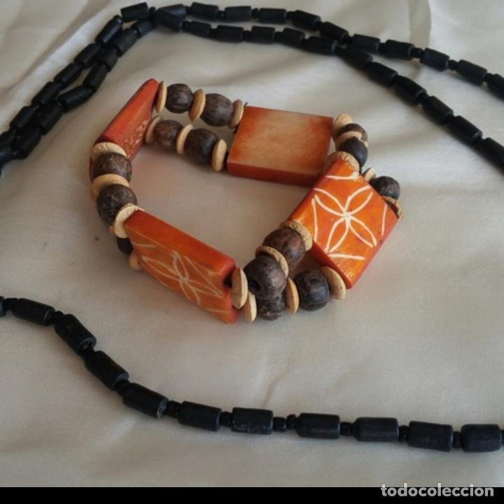 Joyeria: Lote veraniego. Bolsito y complementos. Pulsera, collar, gargantilla - Foto 2