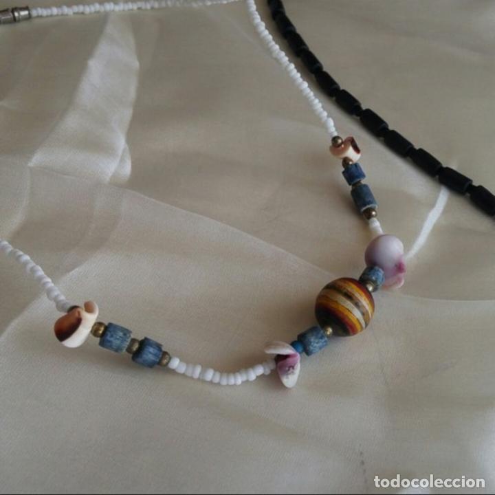 Joyeria: Lote veraniego. Bolsito y complementos. Pulsera, collar, gargantilla - Foto 3