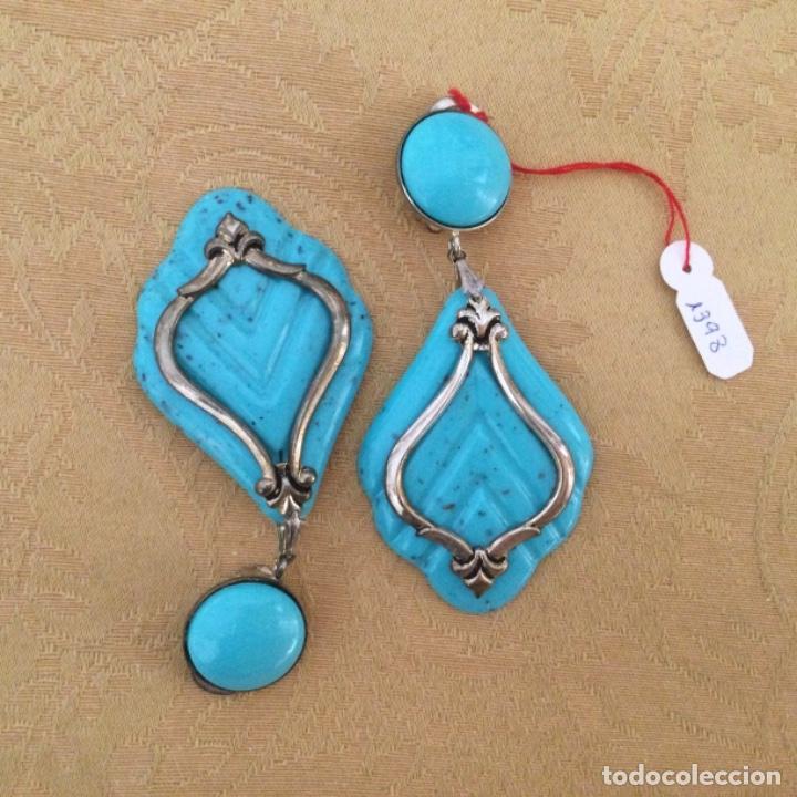 Joyeria: PENDIENTES LARGOS A&Ntilde;OS 80 - Foto 4