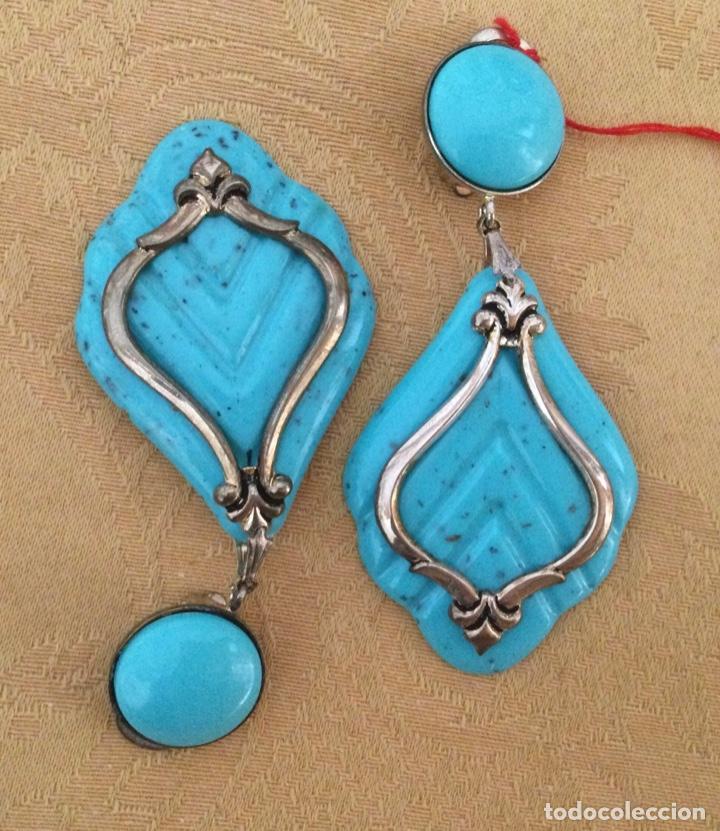 Joyeria: PENDIENTES LARGOS A&Ntilde;OS 80 - Foto 2