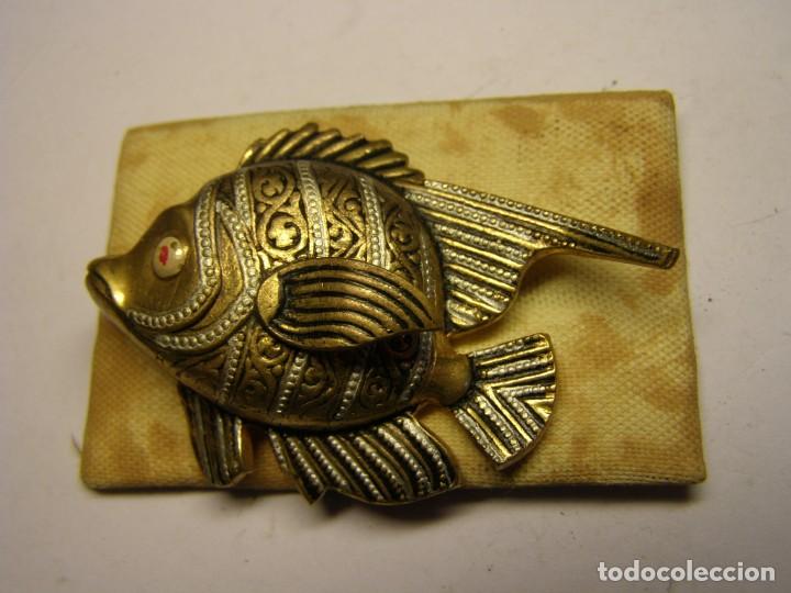 Joyeria: Broche en forma de pez, a&ntilde;os 70. - Foto 2