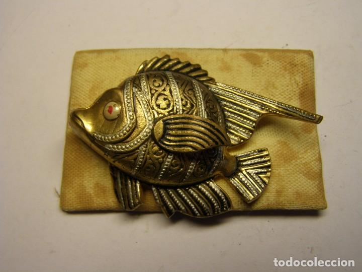 Joyeria: Broche en forma de pez, a&ntilde;os 70. - Foto 1