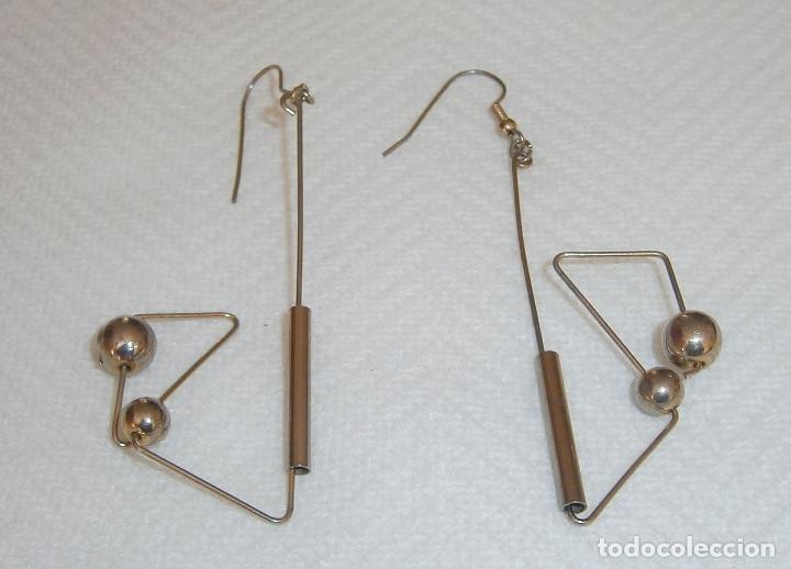Joyeria: pendientes largos plateados - Foto 1