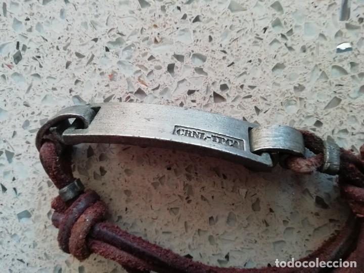 Joyeria: Pulsera coronel tapioca cuero y metal - Foto 2