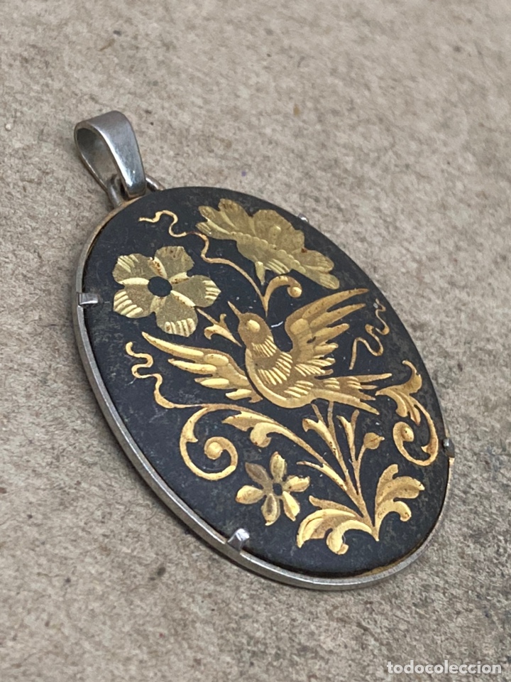 Joyeria: Colgante de plata damascado - Foto 2