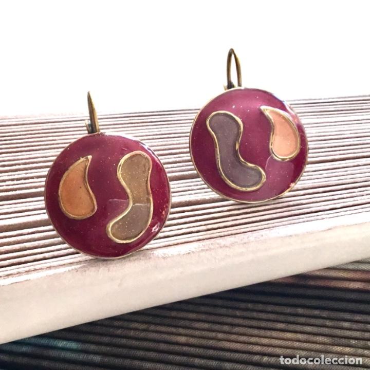 Joyeria: PENDIENTES ESMALTADOS VINTAGE - Foto 1